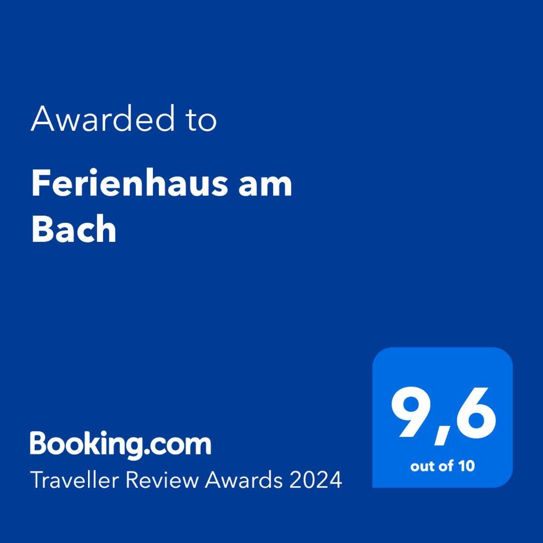 Ferienhaus Am Bach 阿赫斯拉赫 外观 照片